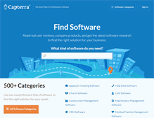 Tablet Screenshot of capterra.com